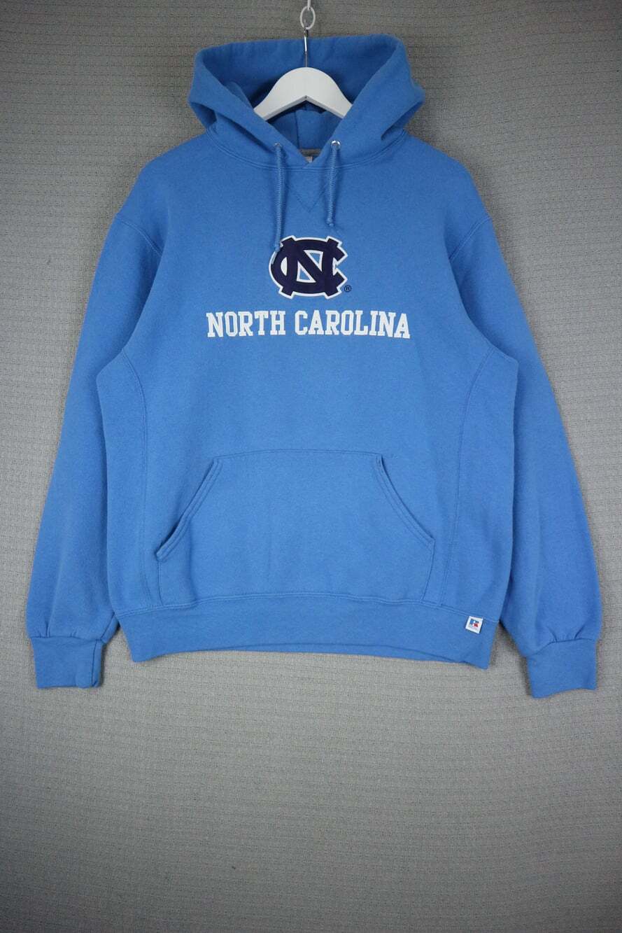 Russell Athletic North Carolina Large Blue Pullover Hoodie Collegiate